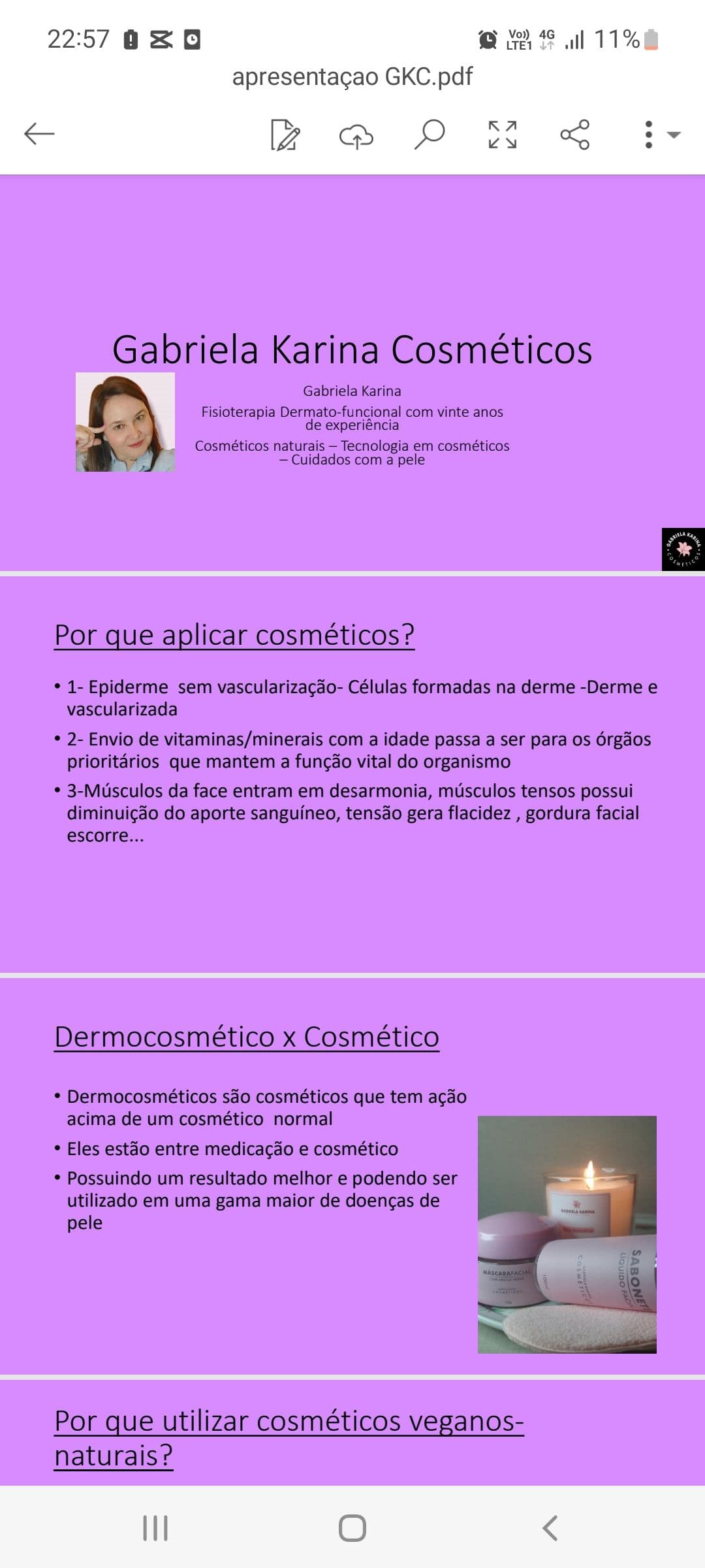 Cosméticos Gabriela Karina