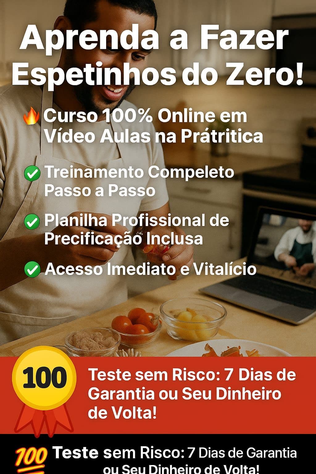 Espetinho Do Zero Curso 100% Prático
