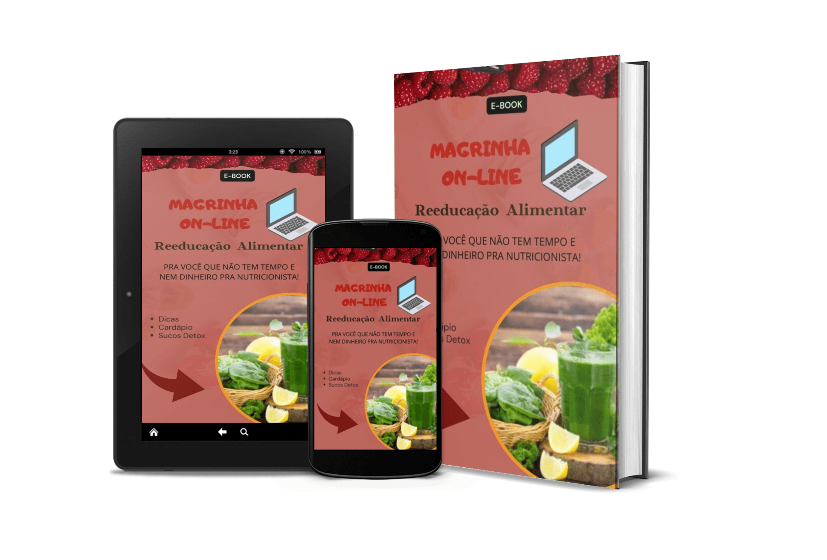 Magrinha On-Line - Cardápio e sucos detox