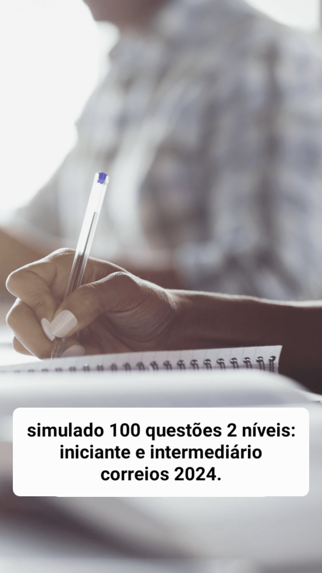Simulado prova dos correios 100 Q