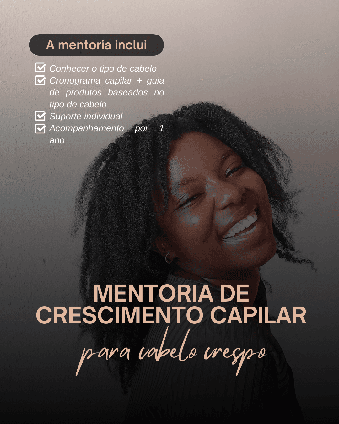 Mentoria de crescimento capilar