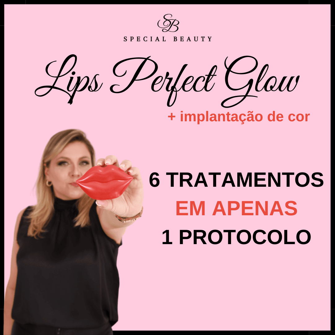 CURSO LIPS PERFECT GLOW COM IMPLANTAÇÃO DE COR