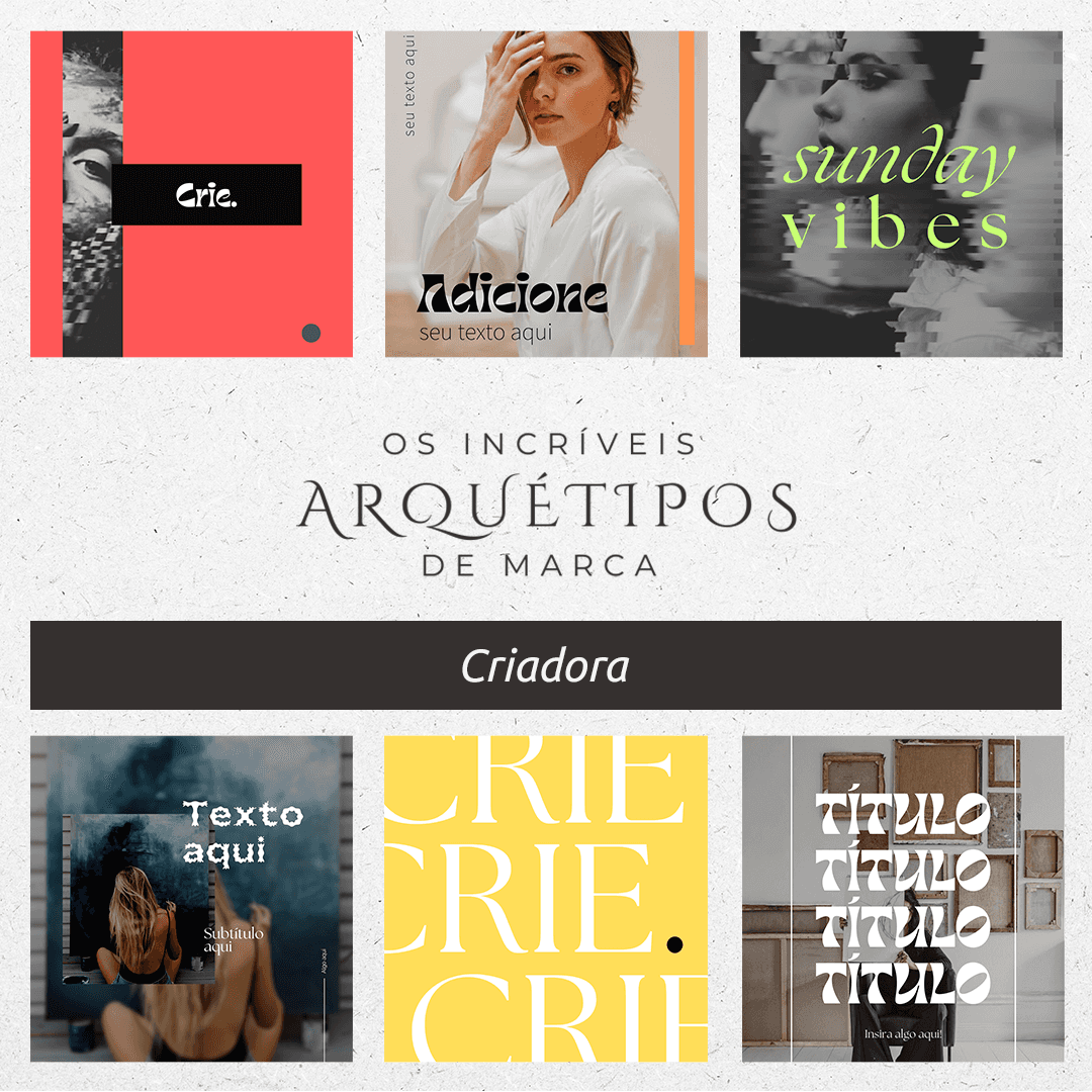 Pack Canva Arquétipo da Criadora