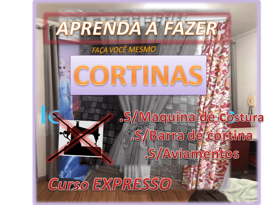 cortinas blackout sem uso de maquina de costura