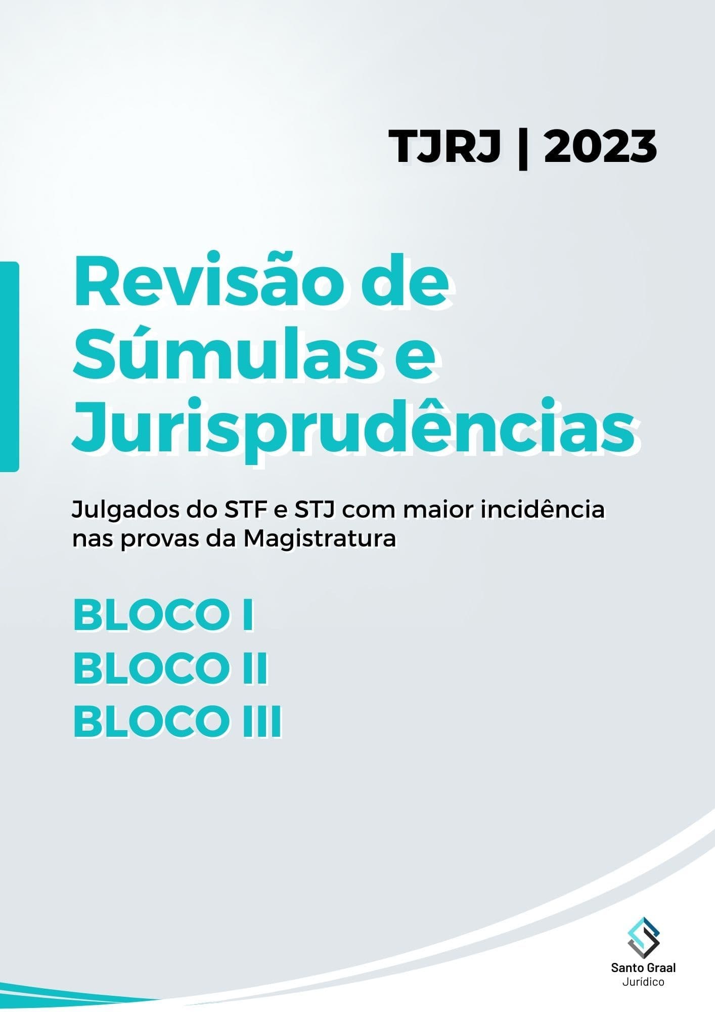 REVISÃO DE SÚMULAS E JURISPRUDÊNCIA | TJRJ