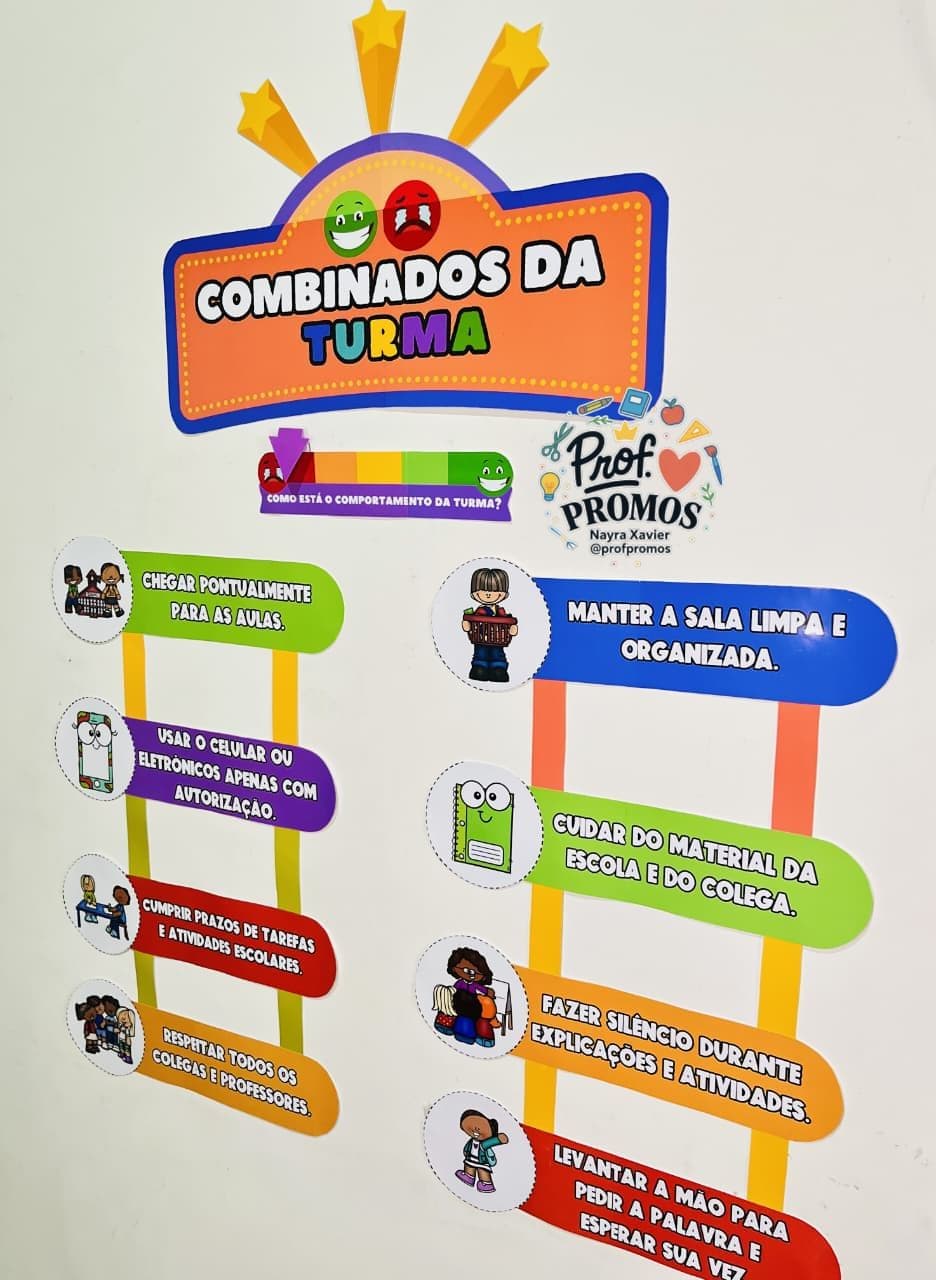 Combinados para Sala de Aula🌟