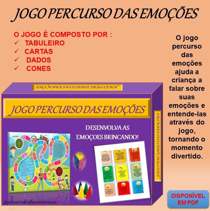 Jogo percurso das emoções
