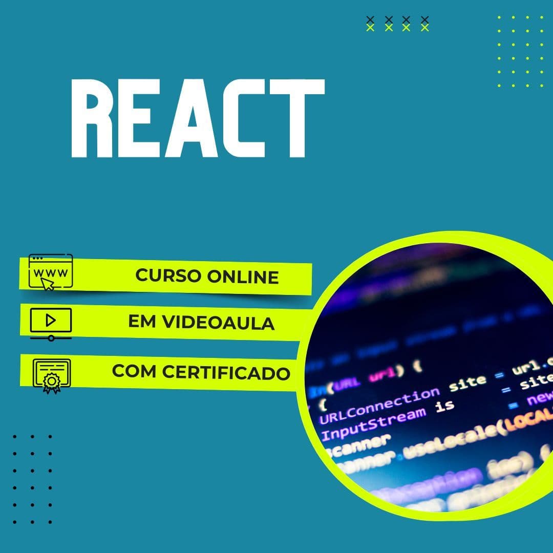 Curso de React em Videoaula com Certificado