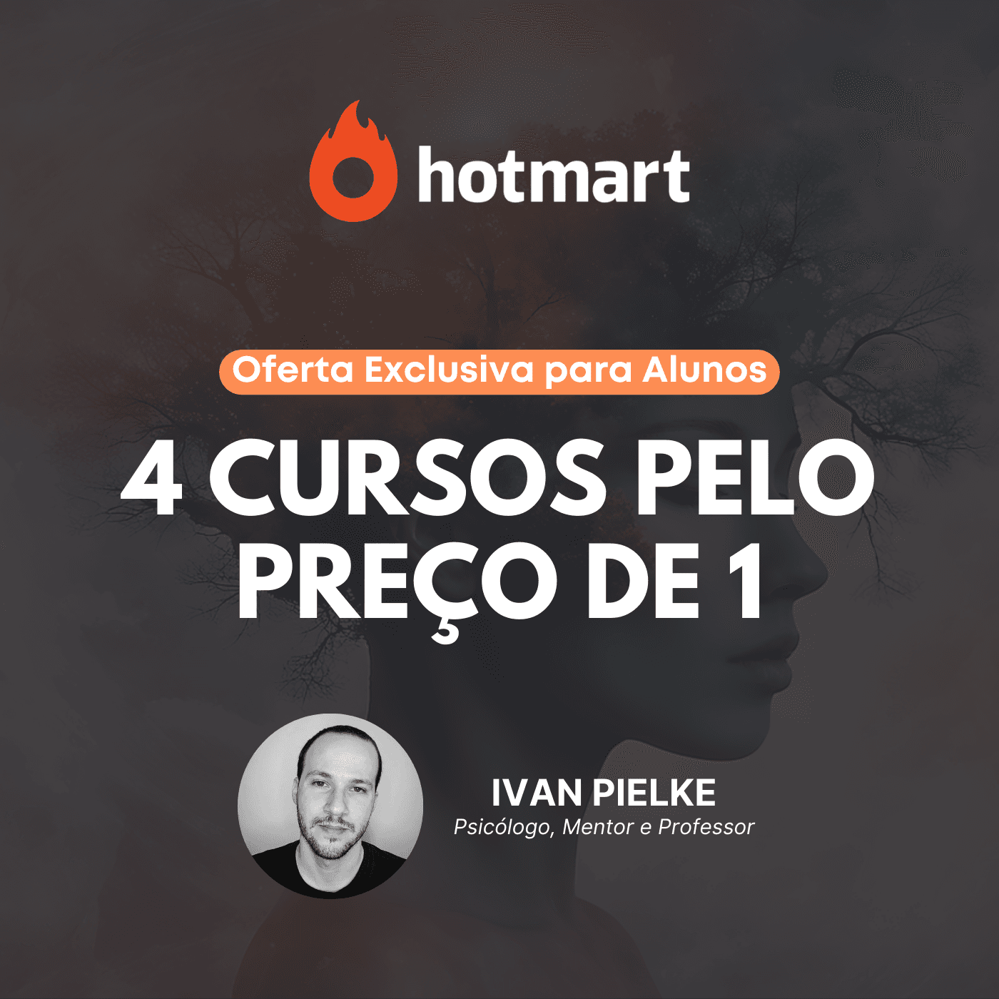 Combo com 4 Cursos por Psicólogo Ivan Pielke