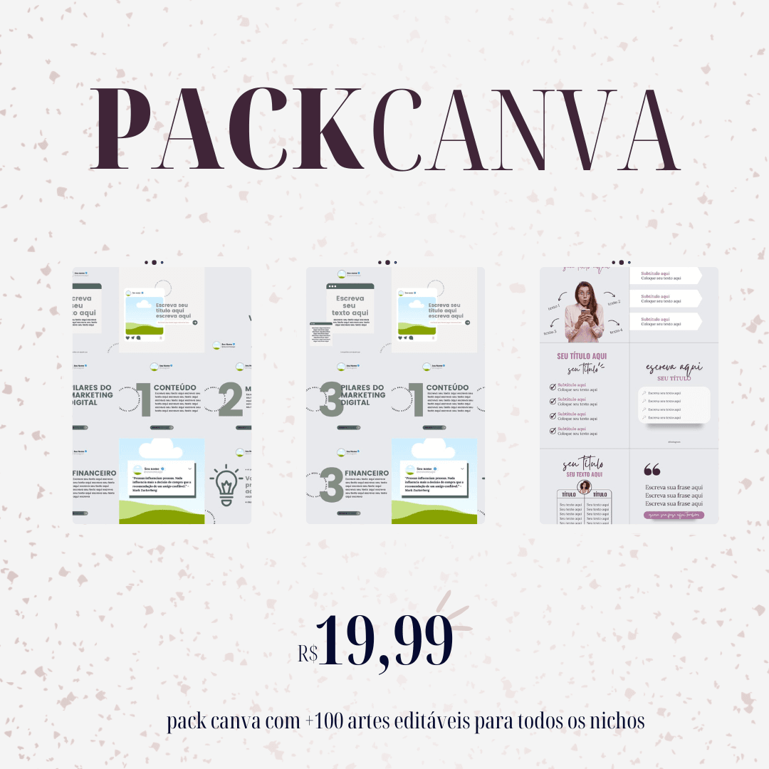 Pack Canva Para Todos os Nichos
