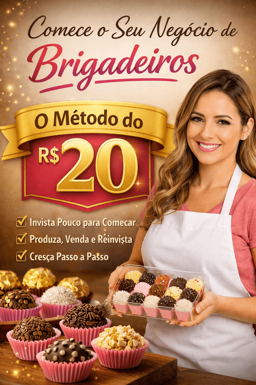 Comece o seu negocio de Brigadeiros - Método do R$20 - Plano completo