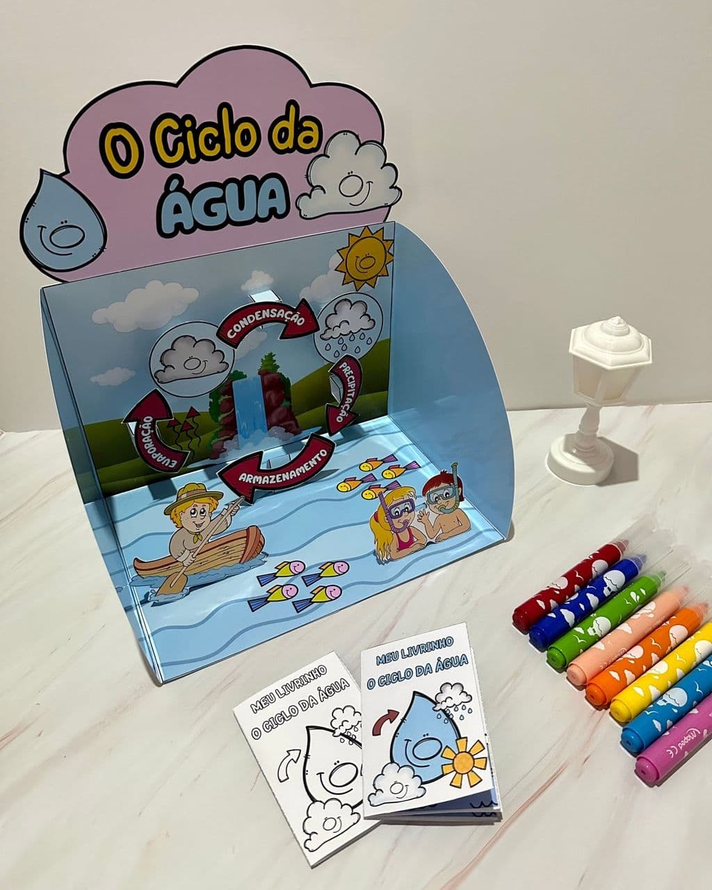 💦 Recurso e Livrinho O Ciclo da Água - Dia da Água