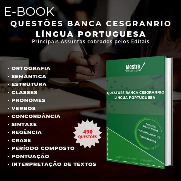 Questões para Concursos - Banca CESGRANRIO: Língua Portuguesa