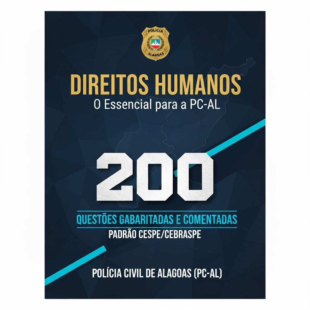 200 QUESTÕES COMENTADAS PARA A POLICIA CIVIL DE ALAGOAS