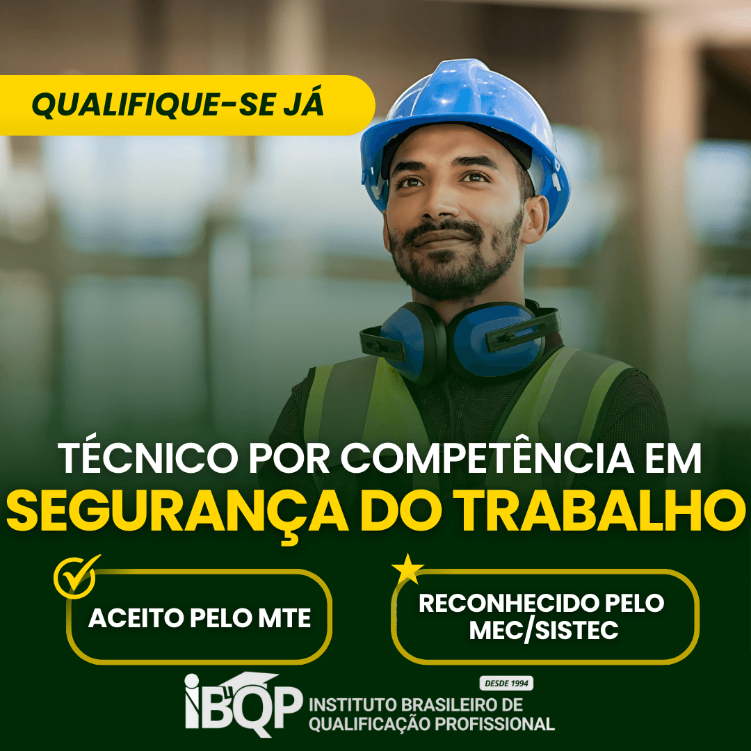 Certificação por Competencia - TÉCNICO SEGURANÇA DO TRABALHO em 30 dias