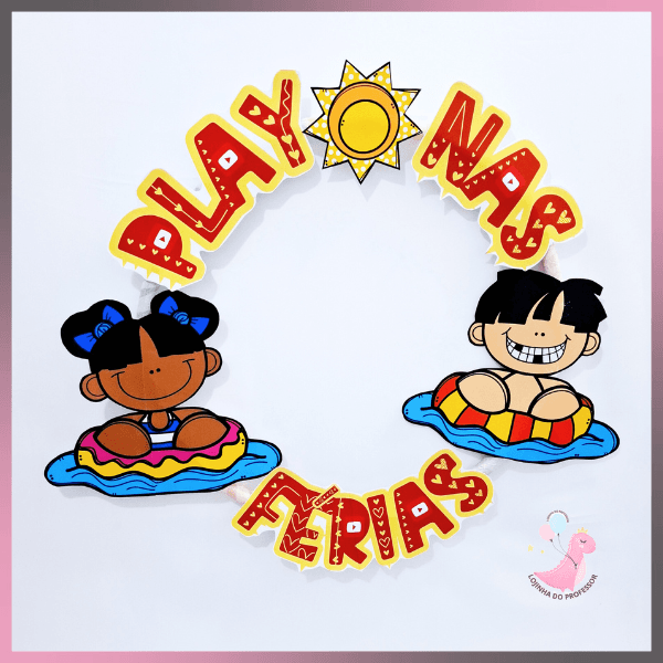 Play nas férias- bambolê para foto