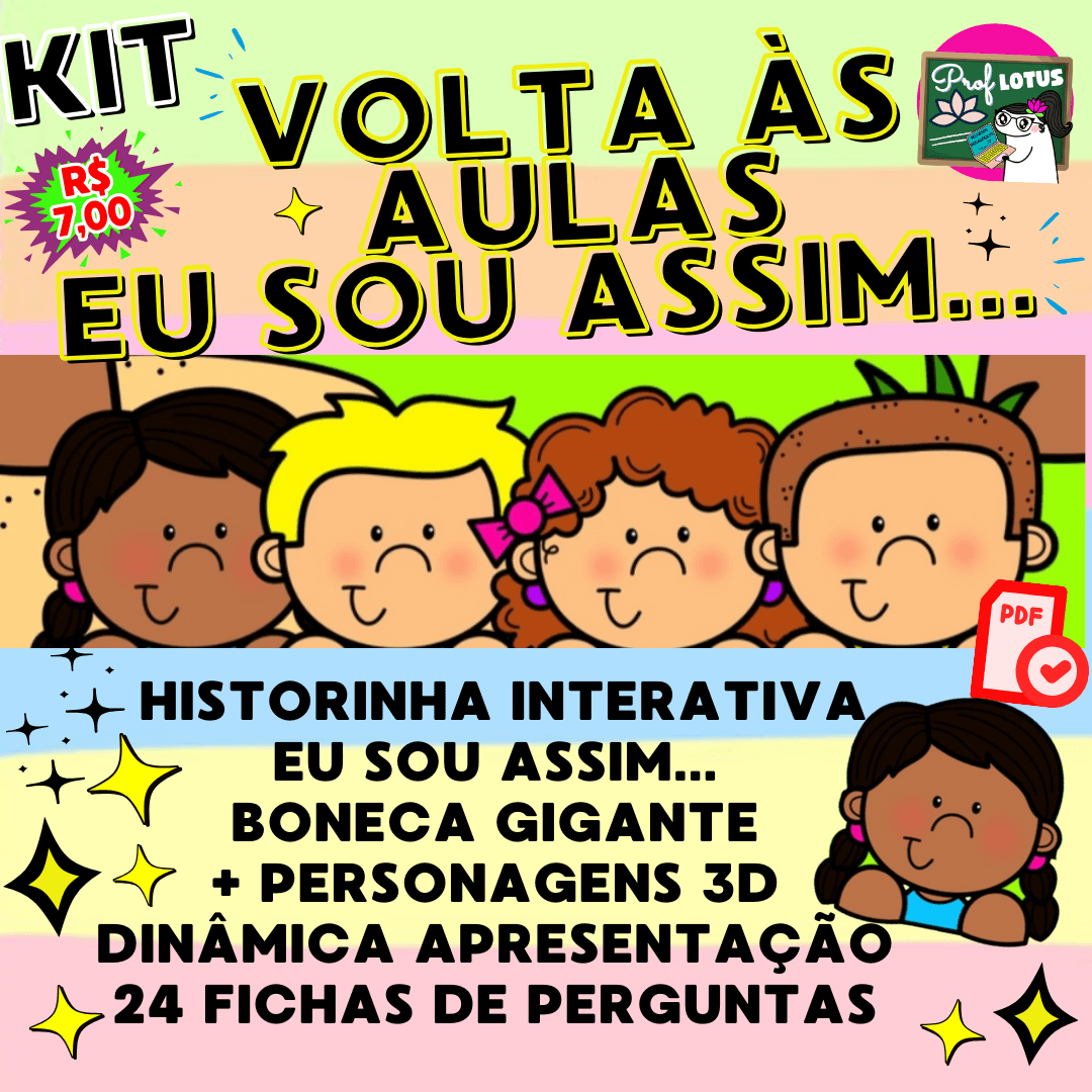 KIT EU SOU ASSIM