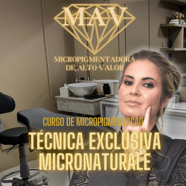 Curso de Micropigmentação Tecnica Exclusiva Micronaturale