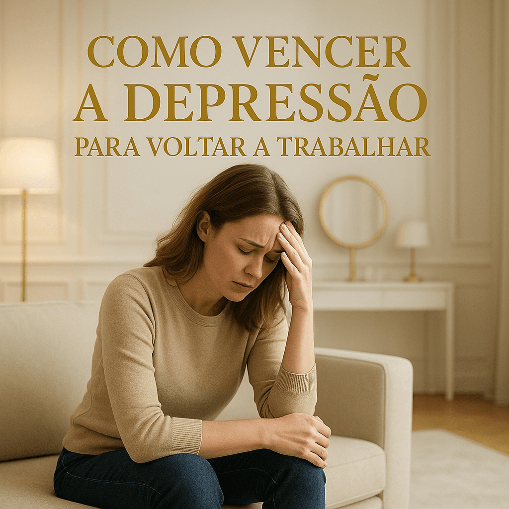 Como Vencer a Depressão para Voltar a Trabalhar