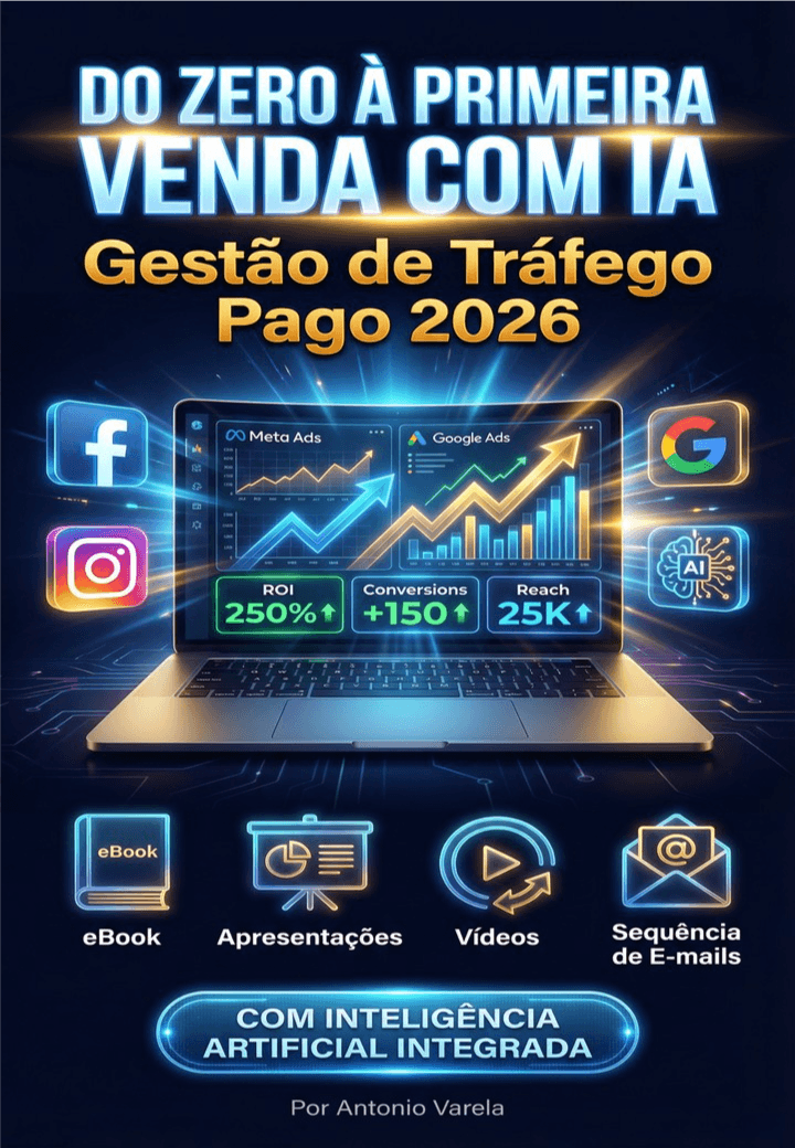 Do Zero à Primeira Venda com IA — Gestão de Tráfego Pago 2026