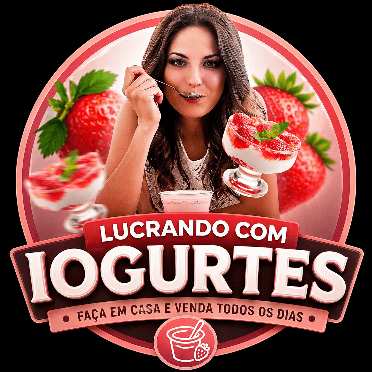Lucrando com Iogurtes: Transforme sua Cozinha em Renda - Curso Completo