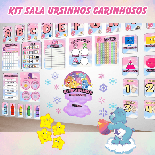Kit Sala Ursinhos Carinhosos