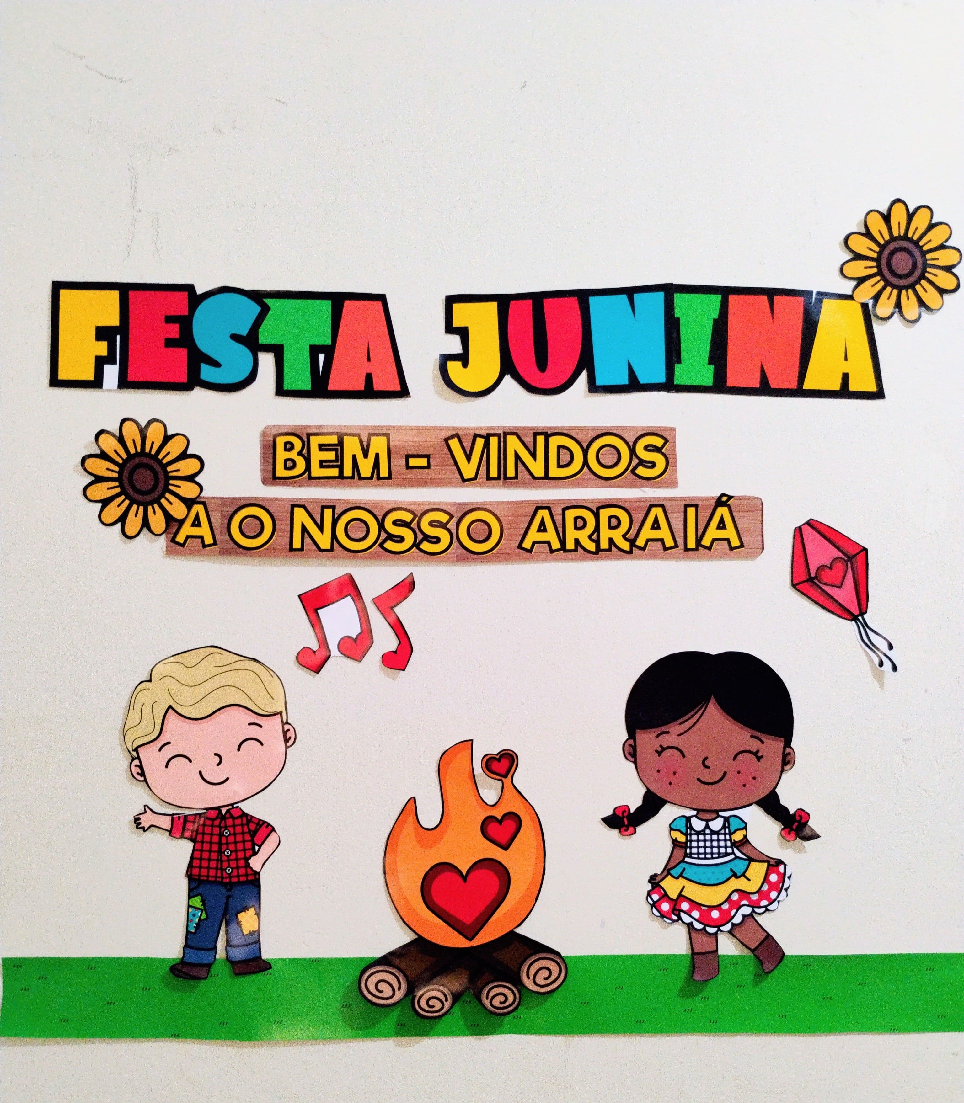 Painel Festa Junina - Recurso pedagógico para imprimir