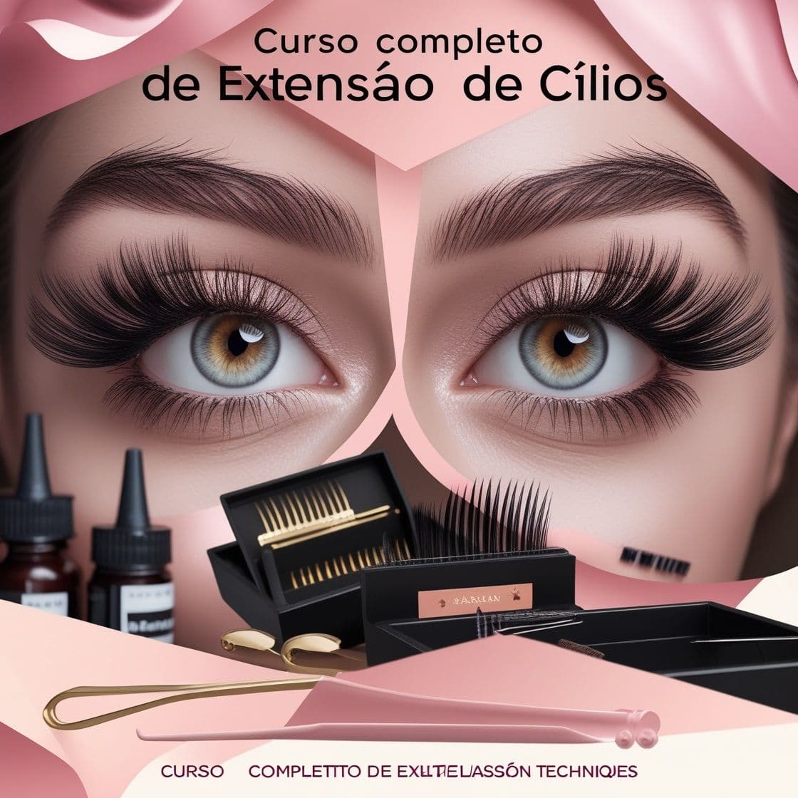 Curso Extensão de Cílios - Vídeo Aulas Exclusivas