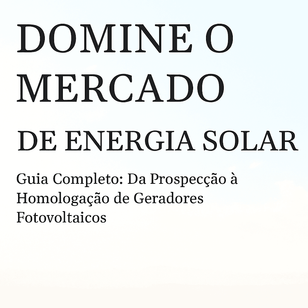 Guia Completo: Da Prospecção à Homologação de Geradores Fotovoltaicos