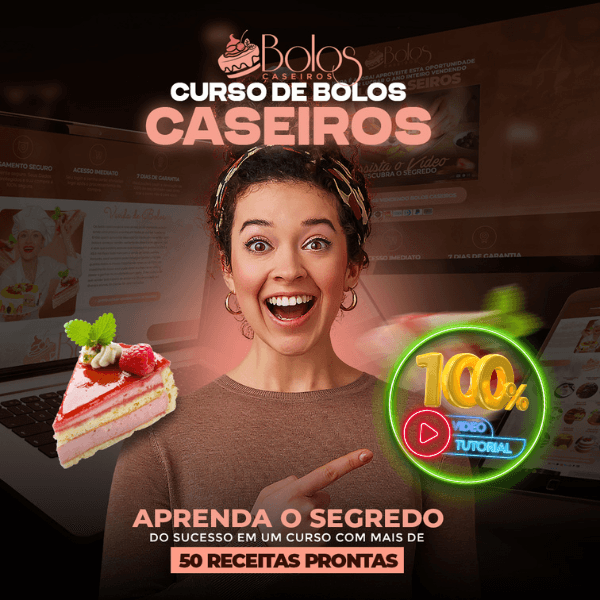 Confeiteira em Casa - Curso Completo de Bolos Caseiros Lucrativos