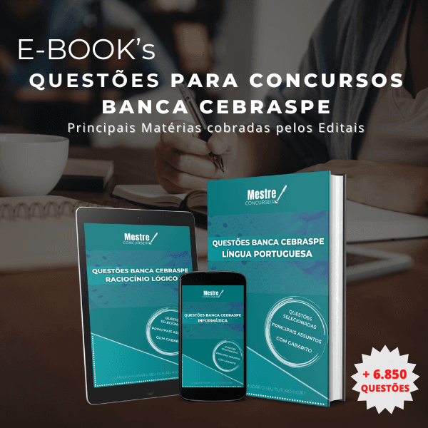 Questões para Concursos - Banca CEBRASPE